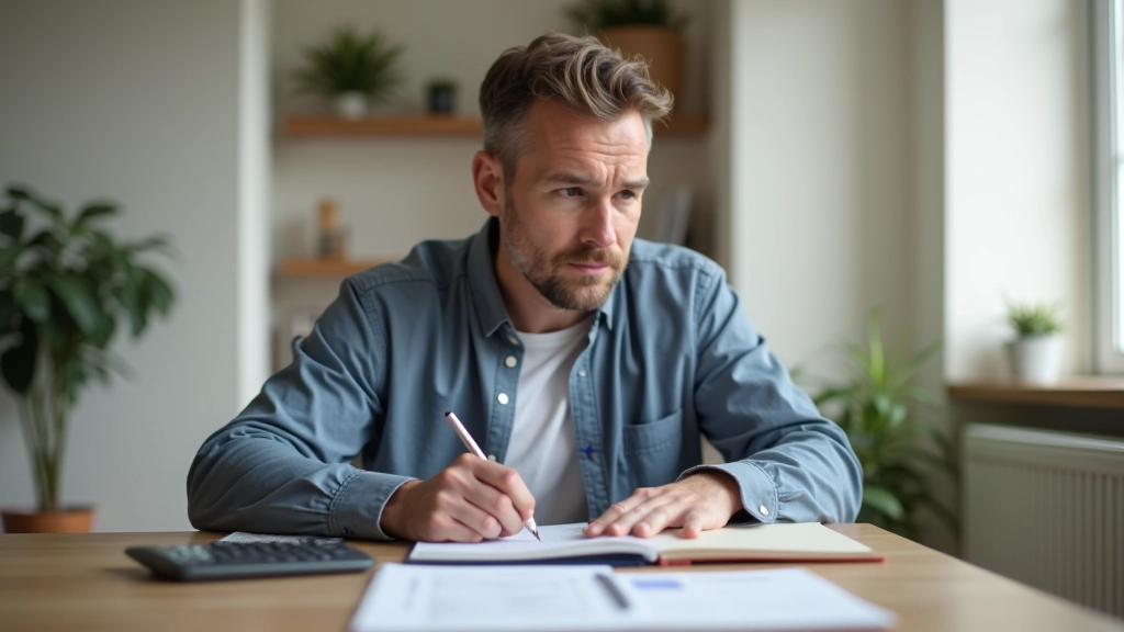 Tableau de budgétisation avec calculatrice et plan financier pour l'achat d'électroménagers
